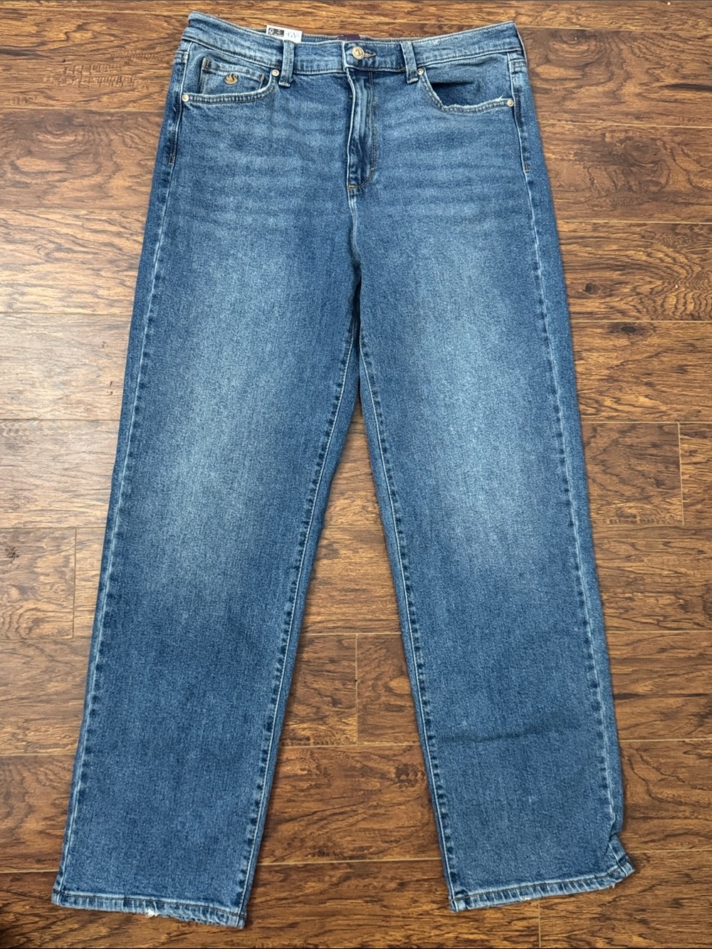 NWT Gloria Vanderbilt Classic Straight-Leg Blue Denim Jeans